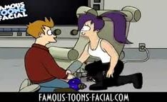 Sexo de Futurama Fry comendo Leela