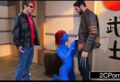 Mística puta de X-Men vídeo pornô